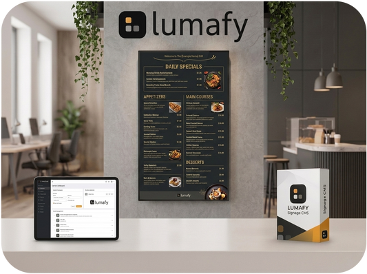 lumafy Content Management System - 1 screen, monthly